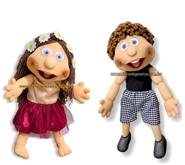 André 70cm e Helena 55cm