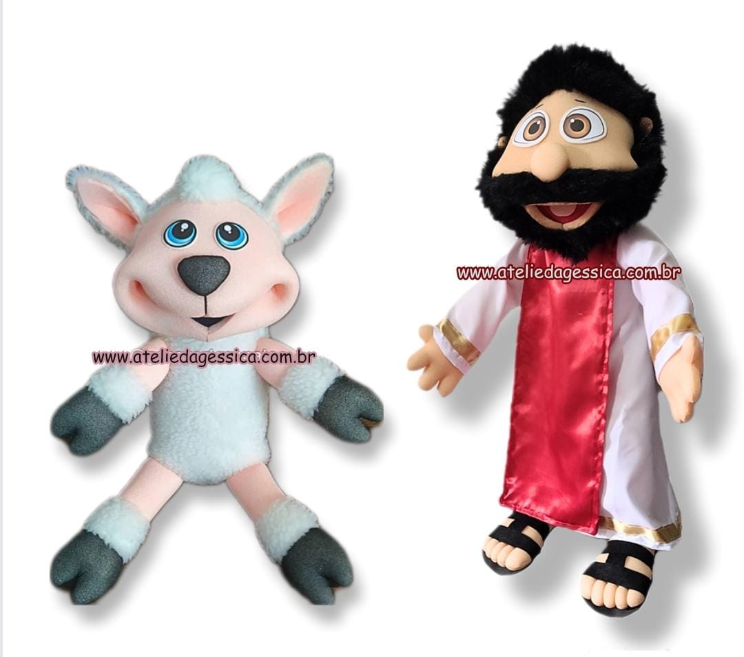 Ovelhinha 55cm + Jesus 70cm