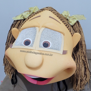 Cabeção Nina - Cabelo Mesclado