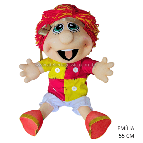Kit: Emília + 4 crianças diversidade - Imagem 2